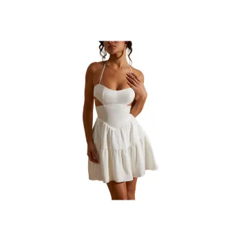 OH POLLY FLEUR Slip Dresses Women's White