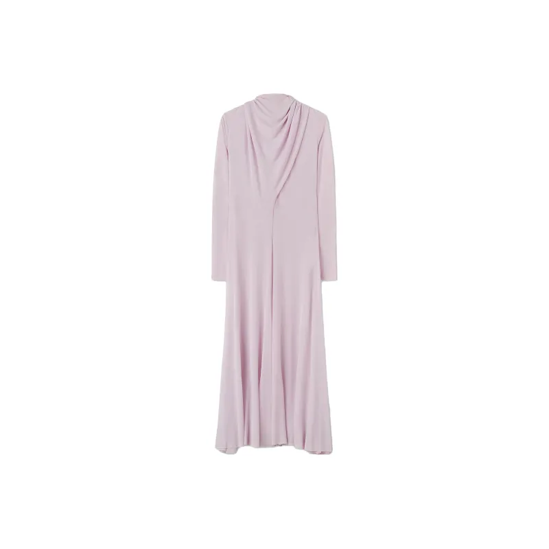 JIL SANDER Long Sleeved Dresses Women's Lavender-0