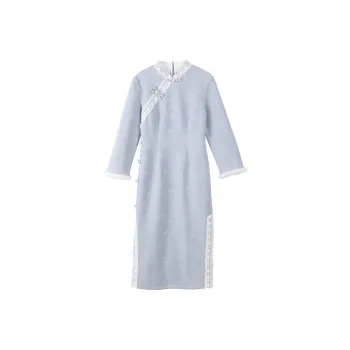 TOUCH Long Sleeved Dresses Women's Blue