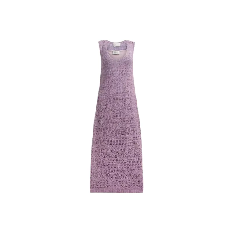 COACH SS24 Sleeveless Dress Women's Purple-0