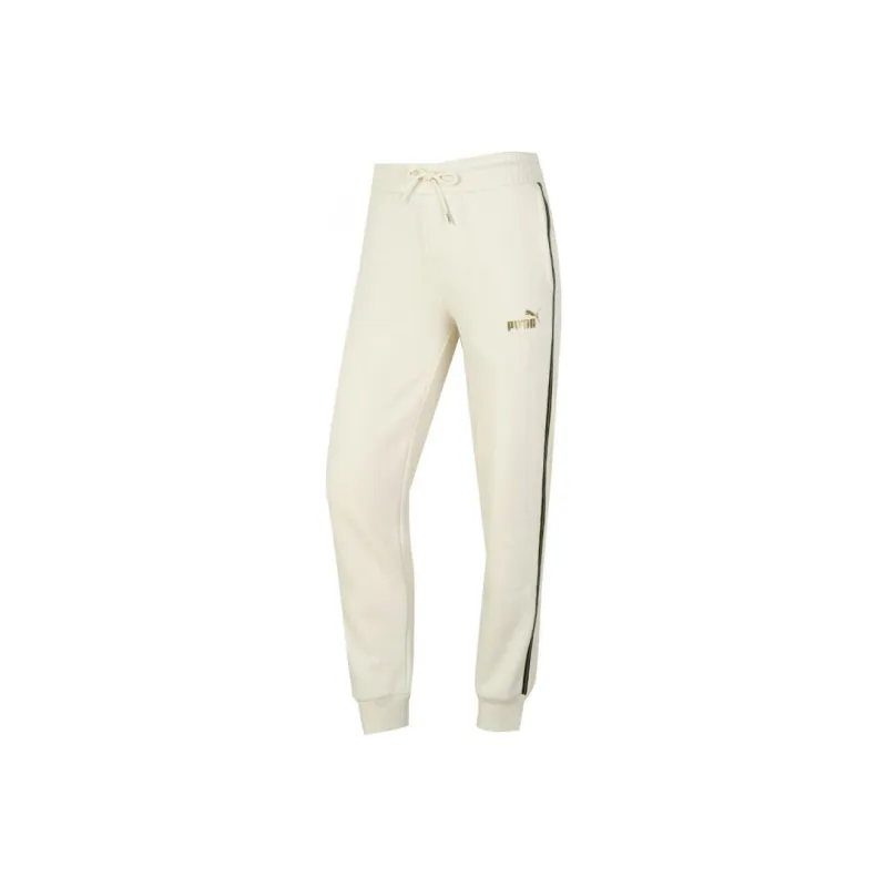 PUMA Knitted Sweatpants Women's Light Yellow-0