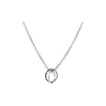 MISS XIA JWY Silver Plated Copper Necklaces Unisex