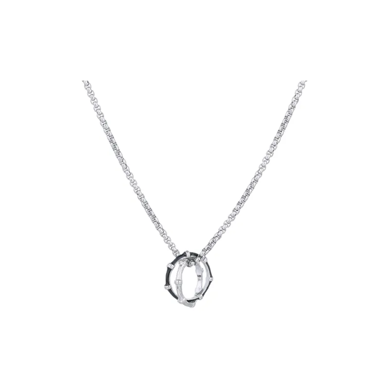 MISS XIA JWY Silver Plated Copper Necklaces Unisex-0