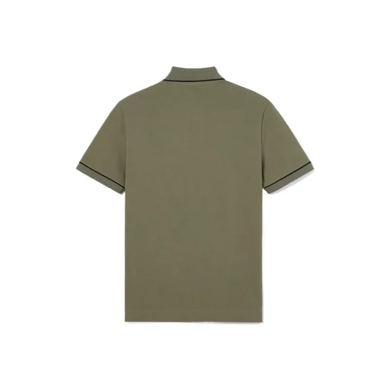 LACOSTE SS24 Polo Shirt Men's Army Green-1