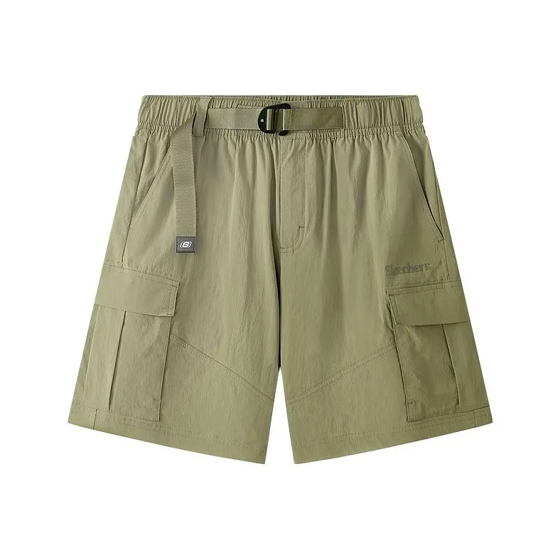 Skechers Sports Life Collection Casual Shorts Women's Martini Olive Green-0