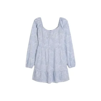 Hollister Long-Sleeved Dresses Women's Light Blue