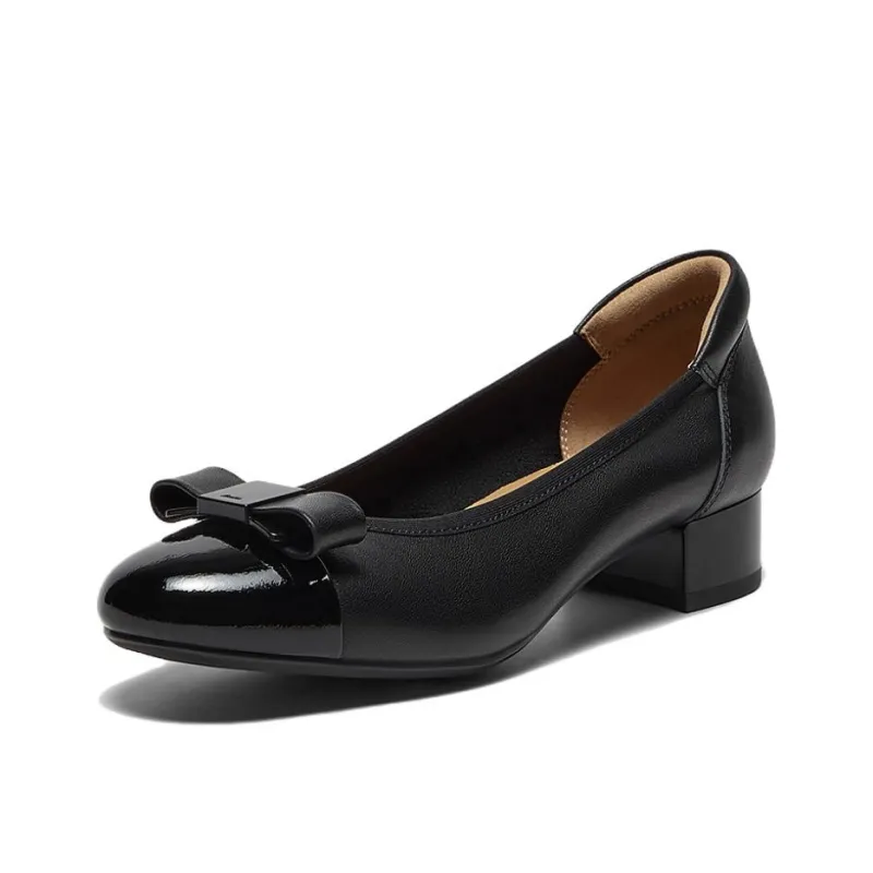 BATA Casual Single Shoes Medium Heel Women's-4