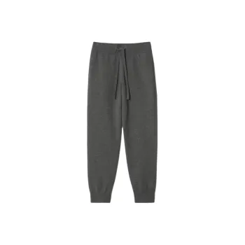 Burberry Knitted Sweatpants Women's Gray