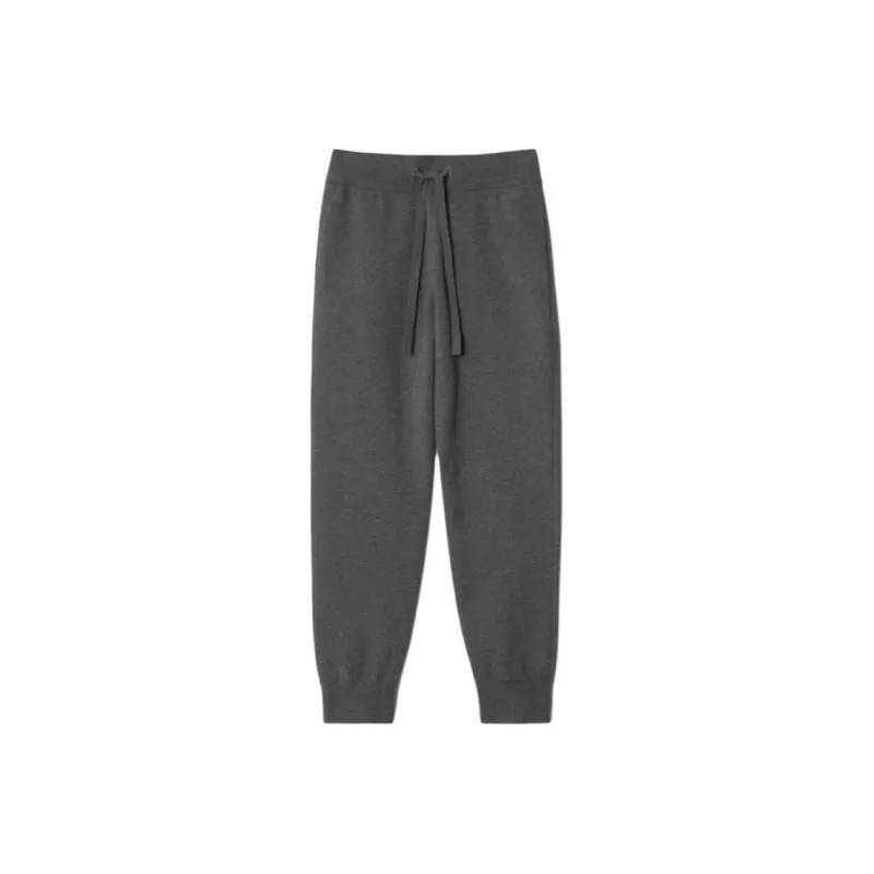 Burberry Knitted Sweatpants Women's Gray-0