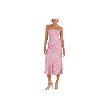 PRINCESS POLLY SALVIN STRAPLESS MAXI DRESS Sleeveless Dress Women's PINK/Pink