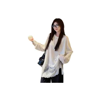 XIANSINIAO Ruffle Sleeve T Shirt Women's