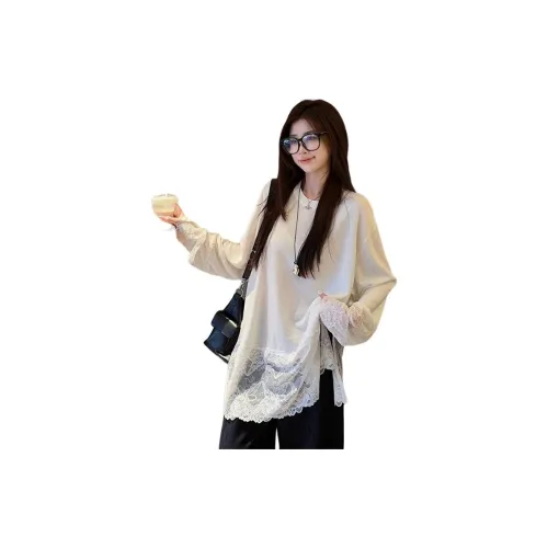 XIANSINIAO Ruffle Sleeve T Shirt Women's