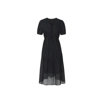 Firststation Short Sleeved Dress Women's Black