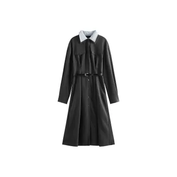 FANSILANEN Long Sleeved Dresses Women's Frost Gray