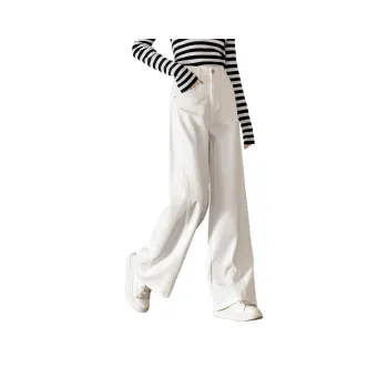 Mo Han Yi Mei Jeans Women's White