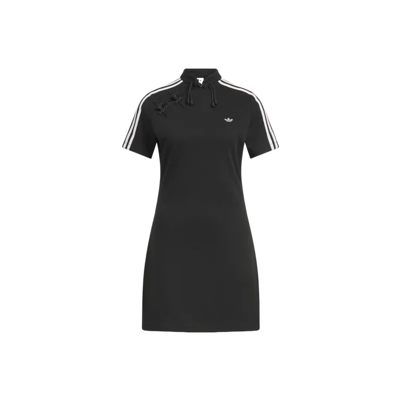 Adidas Originals Short Sleeved Dress Women's Black-0