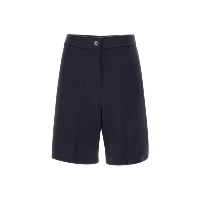 THOM BROWNE Logo Patch Shorts-0