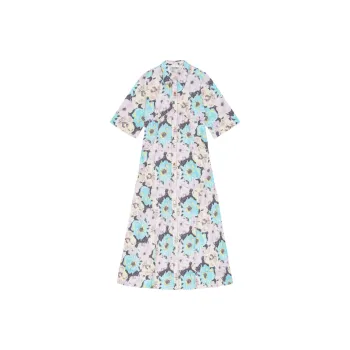 GANNI Printed Maxi Dress