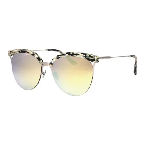 BOLON Plastic Metal Browline Sunglasses Women's Multicolor