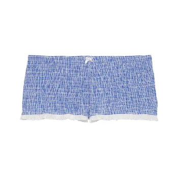 Victoria's Secret PINK BY FRANKIES BIKINIS BRISTOL POPLIN SHORT / MG Casual Shorts Women's Blue