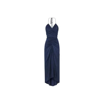 VERONICA BEARD SS24 Sleeveless Dress Women's Marine Blue