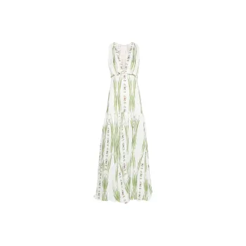 Giambattista Vall Jardin Du Cap print Maxi Dress