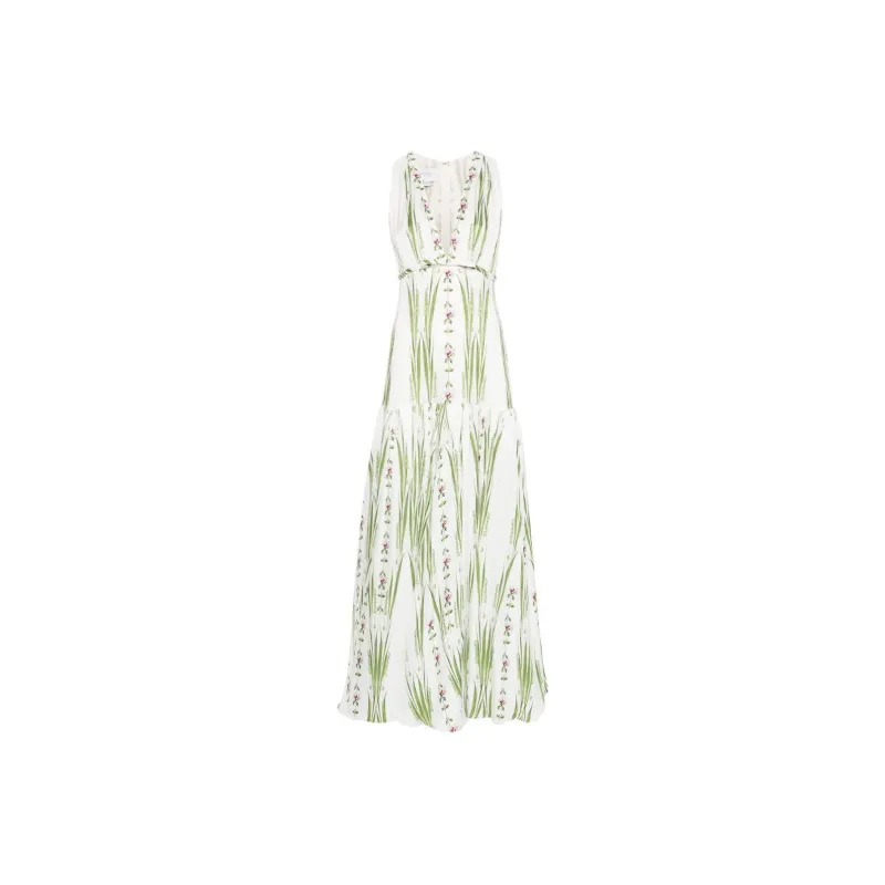 Giambattista Vall Jardin Du Cap print Maxi Dress-0