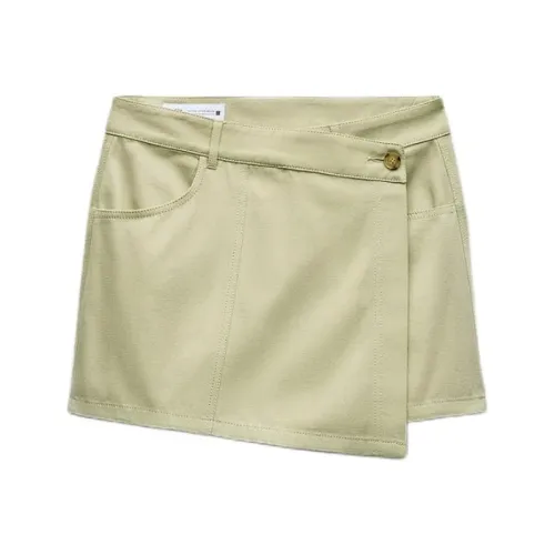 ZARA Casual Shorts Women's Light Khaki