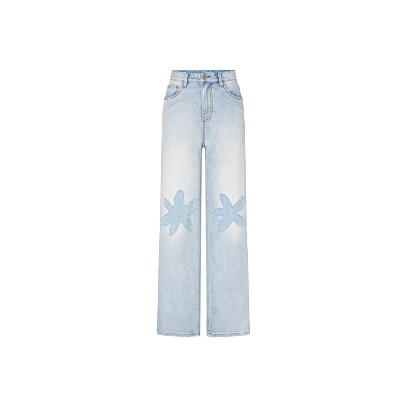 MO&CO Jeans Women's Denim Light Blue-0