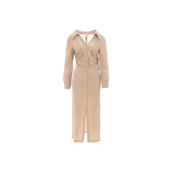 NANUSHKA Sadia Maxi Shirt Dress