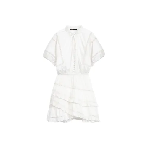Maje Broderie anglaise Cotton Minidress