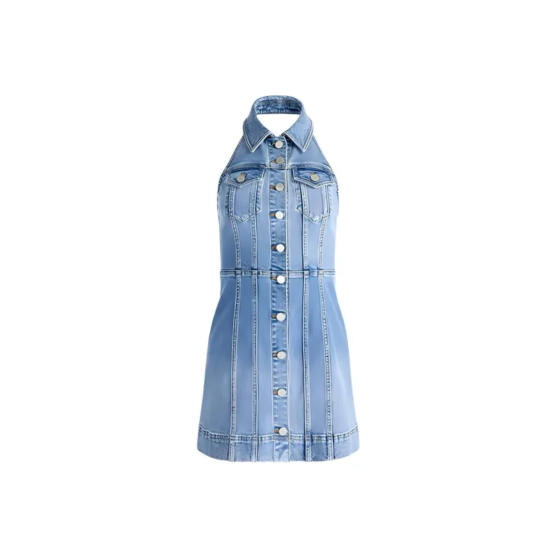 ALICE+OLIVIA Kendall Denim Dress-0