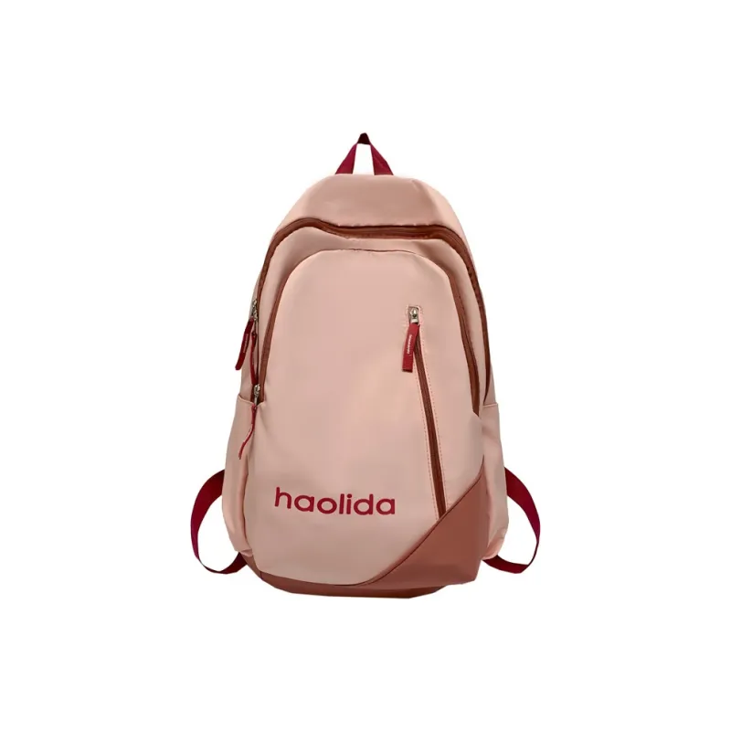 Single Warehouse Nylon Backpack Unisex White/Pink/Blue/Green/Black-2