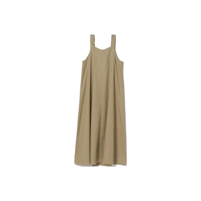 Beams Flare Dress With Adjuster Belt Sleeveless Dress Women's-1