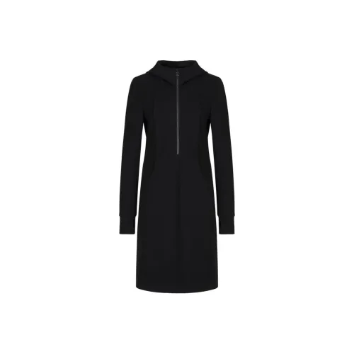 JZ. ANNAKRO FW24 Long Sleeved Dresses Women's Plain Black