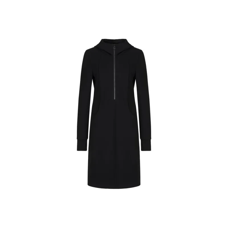 JZ. ANNAKRO FW24 Long Sleeved Dresses Women's Plain Black-0