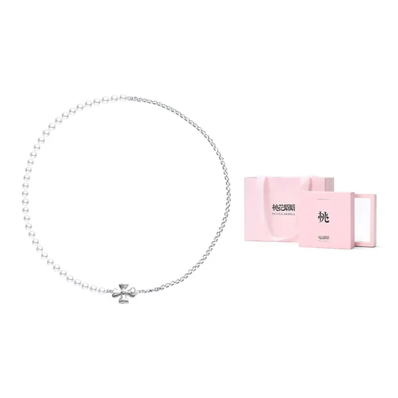 TAOHUAZHAOZHAO S925 Silver Necklaces Women's-6