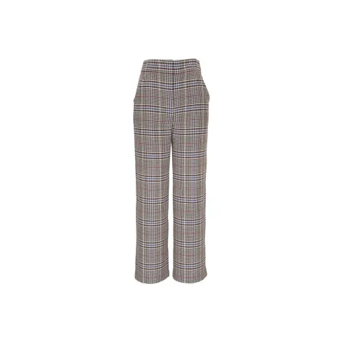 VERONICA BEARD Brixton Checked Tailored Trousers