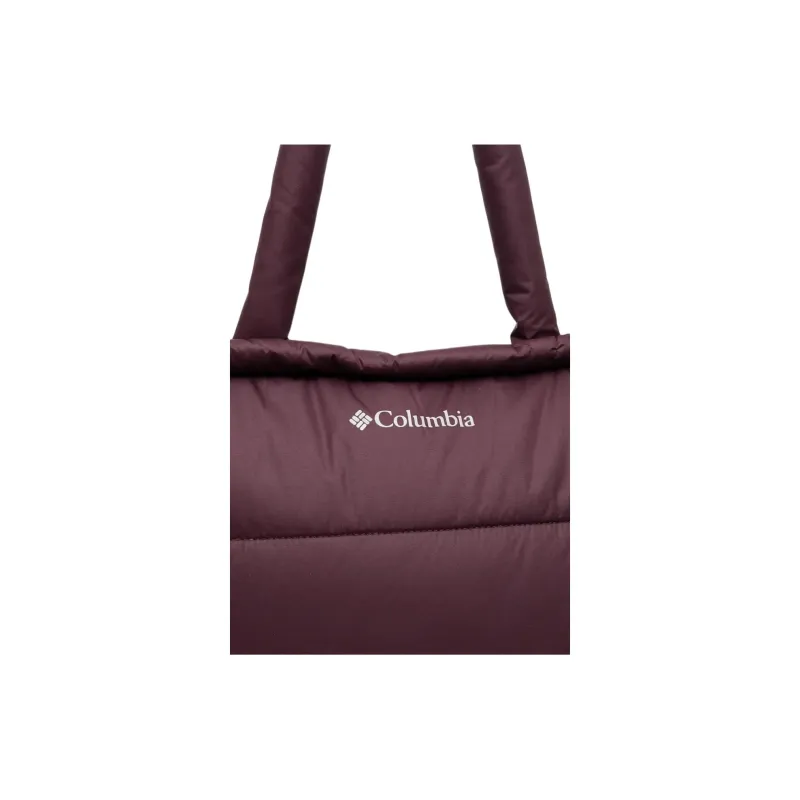 Columbia Polyester Tote Bag, Shopping Bag, Shoulder Bag, Handbag Unisex Burgundy-3