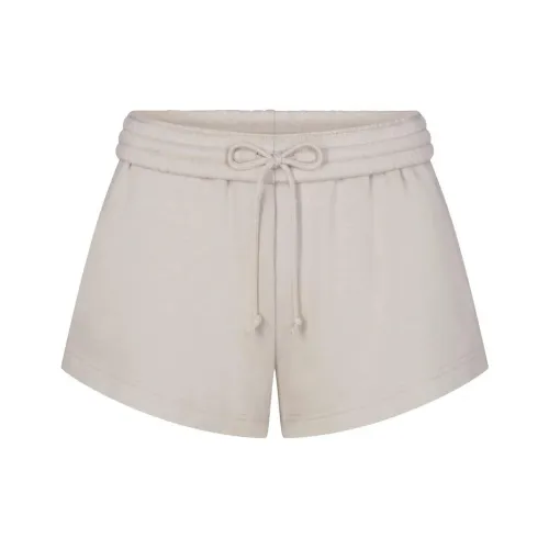 SKIMS COTTON FLEECE SHORT Casual Shorts Women's STONE/Stone Color