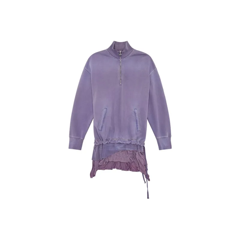 DIESEL Long-Sleeved Dresses Women's Purple-0