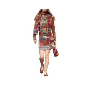 CHANEL 24 Fall And Winter Sleeveless Dress Women's Multicolor