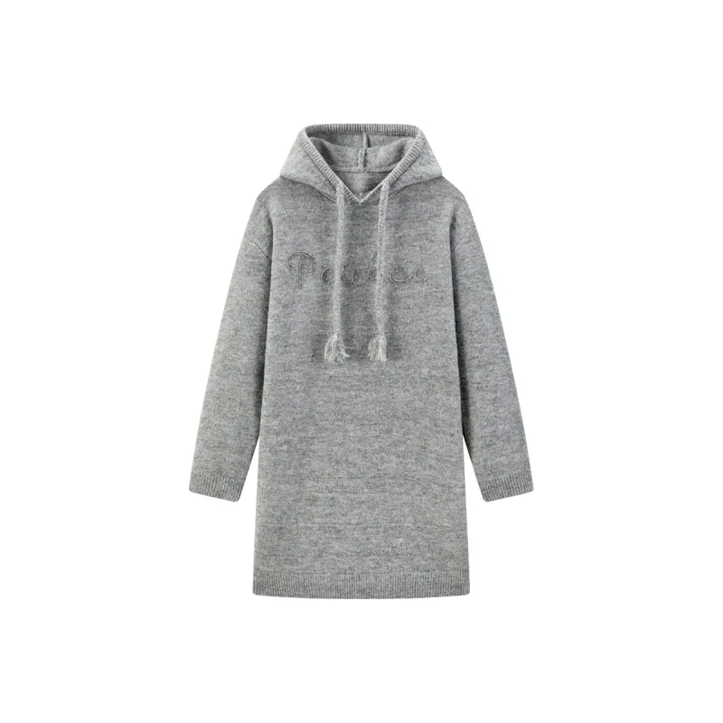 LEDIN Long Sleeved Dresses Women's Tin Gray-0