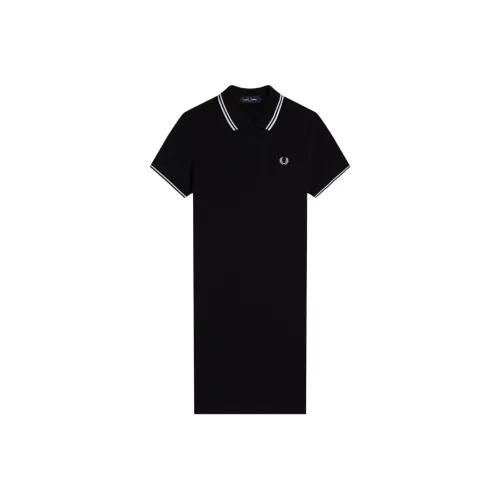FRED PERRY Twin Tipped Fred Perry Dress Short Sleeved Dress Women's Black
