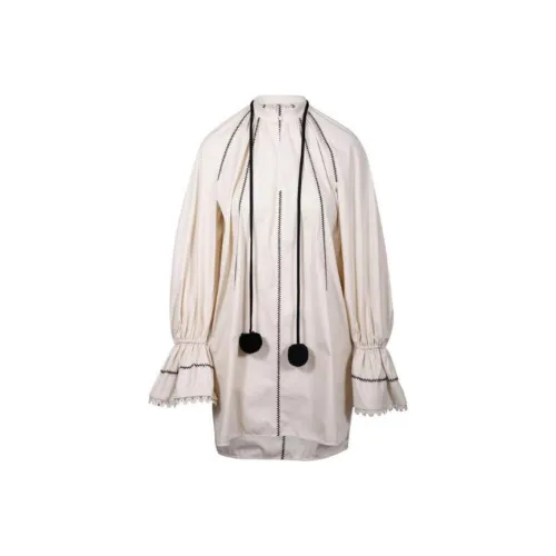 MaxMara Long-Sleeved Twill Shirt Dress