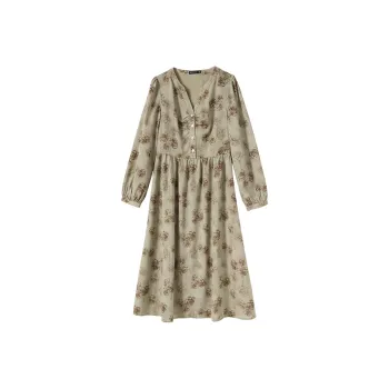 WESTLINK Long Sleeved Dress Women's Green