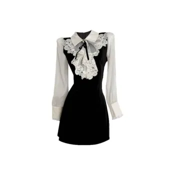 JOSR Long Sleeved Dresses Women's Black