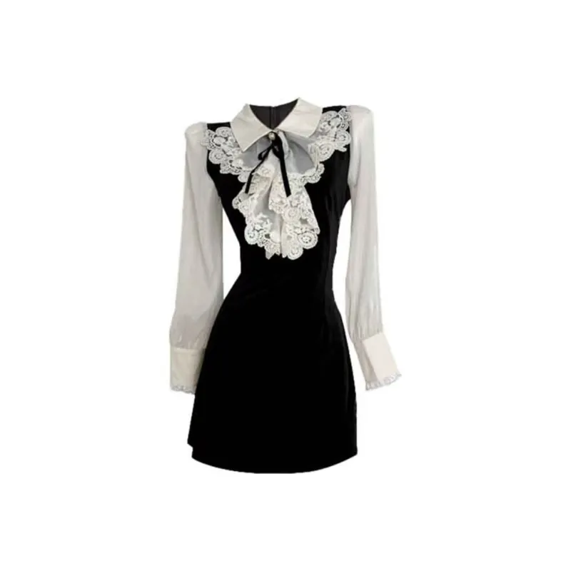 JOSR Long Sleeved Dresses Women's Black-0
