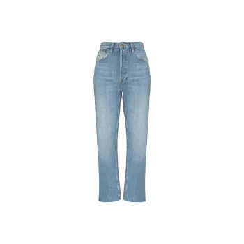 RE/DONE High Rise Stove Pipe Jeans