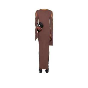 RICK OWENS/RO Long Sleeved Dress Women's Brown